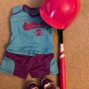 American Girl Softball Uniform **RETIRED!